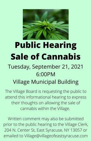 Cannabis Hearing